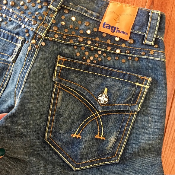 Above the knee Jeans Shorts Sz 27 - Picture 4 of 8